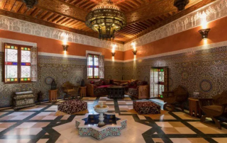 Castillo Palacio de los Condes de Cervellón en Anna, conocido como la “Alhambra valenciana”, escenario del rodaje de la película El Cautivo de Alejandro Amenábar.