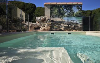Piscina privada de La Casa del Lago en Anna Piscina privada de La Casa del Lago, alojamiento rural en Anna, Valencia